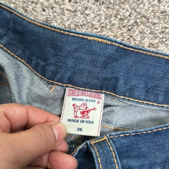 True religion blue men jeans size 36 - Picture 7 of 10